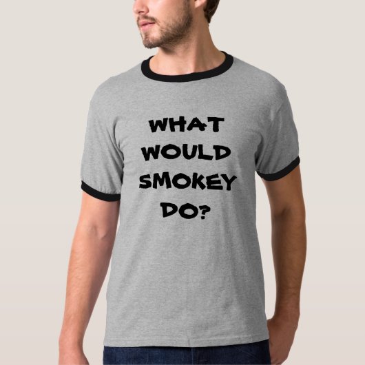 WHATWOULDSMOKEYDOか。 Tシャツ (正面)