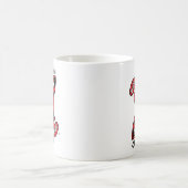 WHAT'Z DAはOGの疑門符のマグを数えます コーヒーマグカップ (中央)