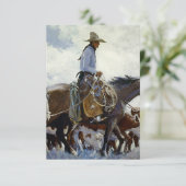 Whd Koernerによる西洋美術「彼が動くのを見る」 サンキューカード (スタンド正面)