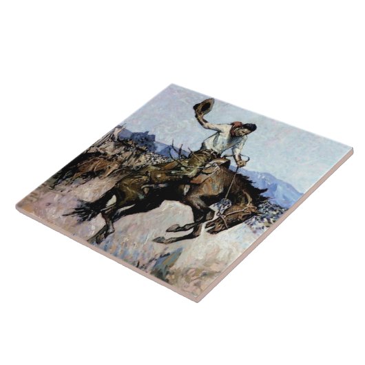 WHD Koernerによる「Bucking on a Dime」 タイル (側面)