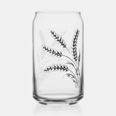 Wheat Ears Etched Wedding Glasses ガラス缶 (裏面)