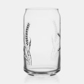 Wheat Ears Etched Wedding Glasses ガラス缶 (左)