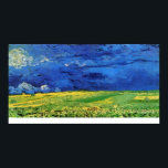 Wheat Field Under Clouded Sky by Vincent van Gogh ポスター<br><div class="desc">This painting titled, Wheat Field Under Clouded Sky is made by the famous artist, Vincent van Gogh. About Vincent van Gogh Vincent van Gogh saw color as the chief symbol of expression. There is a reason his art connects with the viewers, because van Gogh was determined to give happiness by...</div>