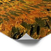 Wheat Field with a Lark (van Gogh) ポスター (角)