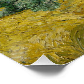 Wheat Field with Cypresses, Oil Painting, Van Gogh ポスター (コーナー)