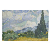 Wheat Field with Cypresses, Oil Painting, Van Gogh 枕カバー (裏面)