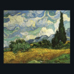 Wheat Field with Cypresses,Vincent Van Gogh ポスター<br><div class="desc">Wheat Field with Cypresses  Vincent van Gogh</div>