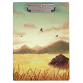 Wheat fields at sunrise クリップボード (正面)