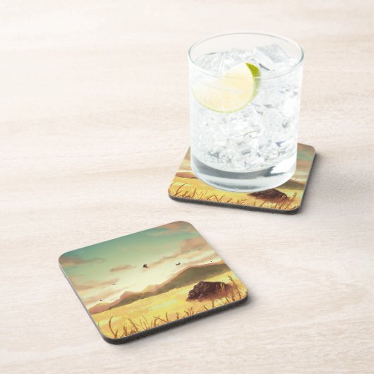 Wheat fields at sunrise コースター (右側)