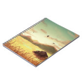 Wheat fields at sunrise ノートブック (左側)