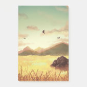 Wheat fields at sunrise ポストイット (正面)