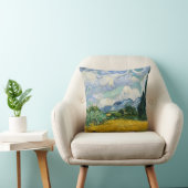 Wheat Fields Painting Van Gough Pillow クッション (椅子)