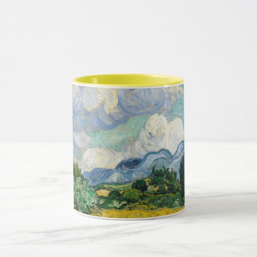 Wheat Fields Van Gogh Mug マグカップ (中央)