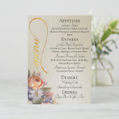 Wheat - Monogram, Wildflowers & Thank You  メニュー (スタンド正面)