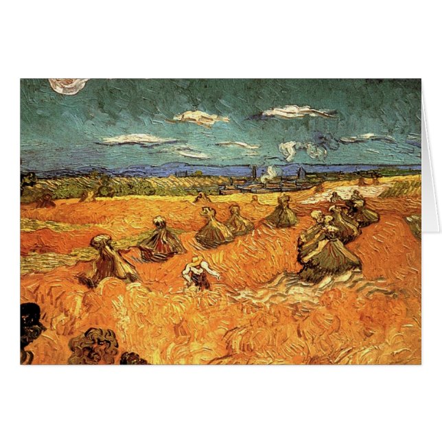 wheat Stacks with Reaper (正面横)