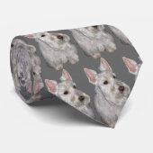 Wheatenスコッチテリア ネクタイ (ロール)