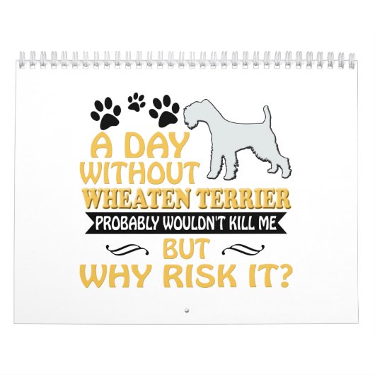 Wheatenテリアのカレンダー2019女性のための2020個のギフト カレンダー (カバー)