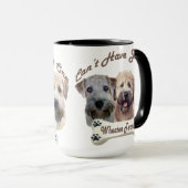 Wheatenテリアは襲いますちょうど1つを有することができません マグカップ (正面右)