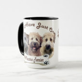 Wheatenテリアは襲いますちょうど1つを有することができません マグカップ (正面左)