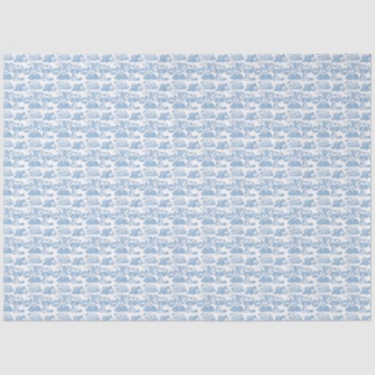 WHEATENテリアブルーフランスのトワール 薄葉紙 (正面)