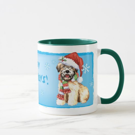 Wheaten幸せなHowlidays マグカップ (右)