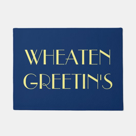 Wheaten Greetin ドアマット (正面)