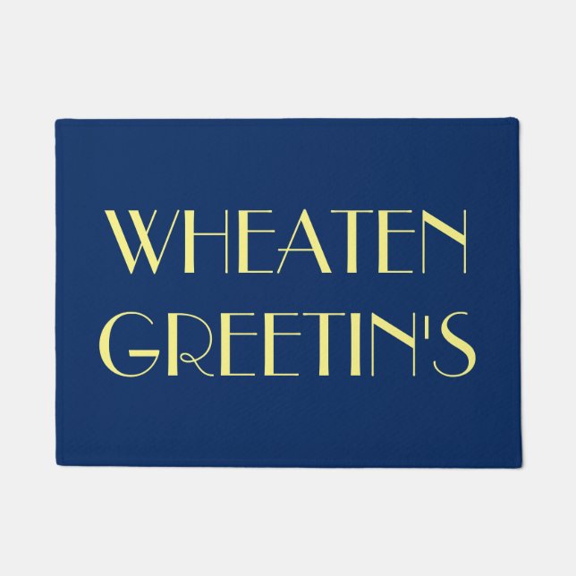 Wheaten Greetin ドアマット (正面)