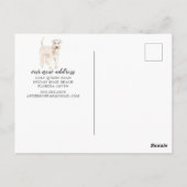 Wheaten Terier引っ越し案内はがき ポストカード (裏面)