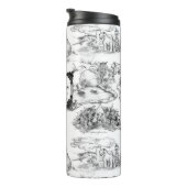 WHEATEN Terrier Black Toile（カスタマイズ付き） タンブラー (回転右)