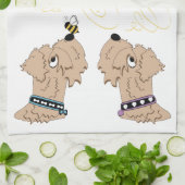 Wheatensおよび蜂 キッチンタオル (折り畳み)