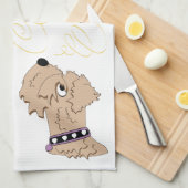 Wheatensおよび蜂 キッチンタオル (四つ折り)