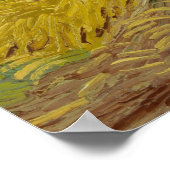 Wheatfield With Crows Painting Vincent Van Gogh ポスター (角)