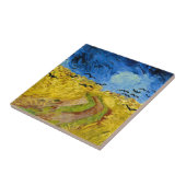 Wheatfield with crows - Vincent Van Gogh (1890) タイル (側面)