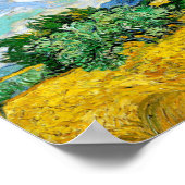 Wheatfield with Cypresses ポスター (角)