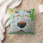 Wheaton Scottie Vibe Tri-Blend Shirt クッション (ブランケット)