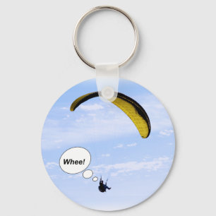 Whee! 雲Keychainのパラグライダー キーホルダー