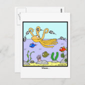 Wheee：タコの漫画 ポストカード (正面/裏面)