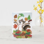 WHEEEE .......どんなおもしろい!!  NOTECARD カード (黄色い花)