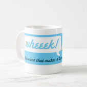 "Wheek!" モルモットのマグ コーヒーマグカップ (正面左)