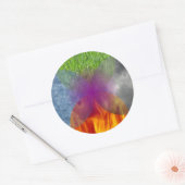 Wheel of Being – 拡大 ラウンドシール (封筒)