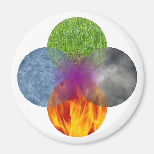 Wheel of Being – 白 マグネット (正面)