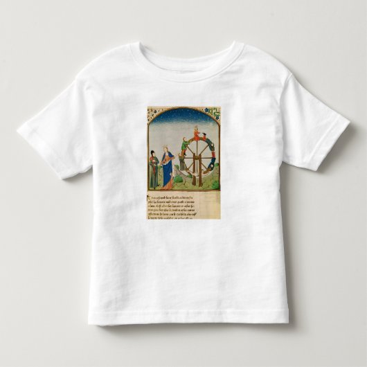 Wheel of FortuneとのBoethius トドラーTシャツ (正面)