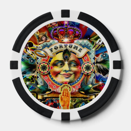Wheel of Fortune  ポーカーチップ (正面)