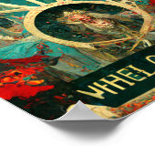 Wheel Of Fortune - Concept Art - Tarot - Wall Art ポスター (角)