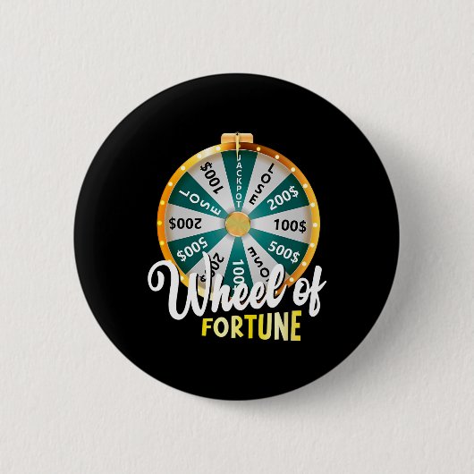 Wheel Of Fortune Father &#; s Day Amumous Tee Dadd 缶バッジ (正面)