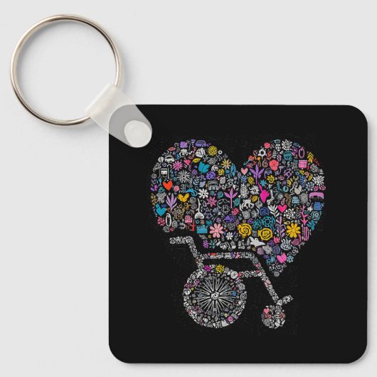 Wheel of Many Lives キーホルダー (正面)