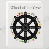 Wheel of the Yearポスターページ紙シート (正面/裏面)