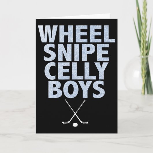Wheel Snipe Celly Boys ホッケー カード (正面)