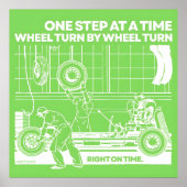 Wheel turn by Wheel turn ポスター (正面)