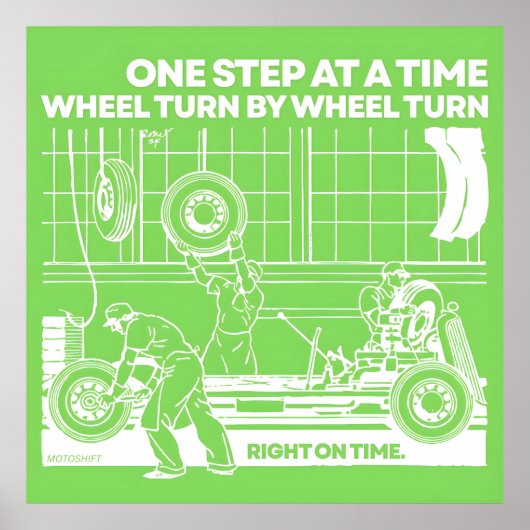 Wheel turn by Wheel turn ポスター (正面)